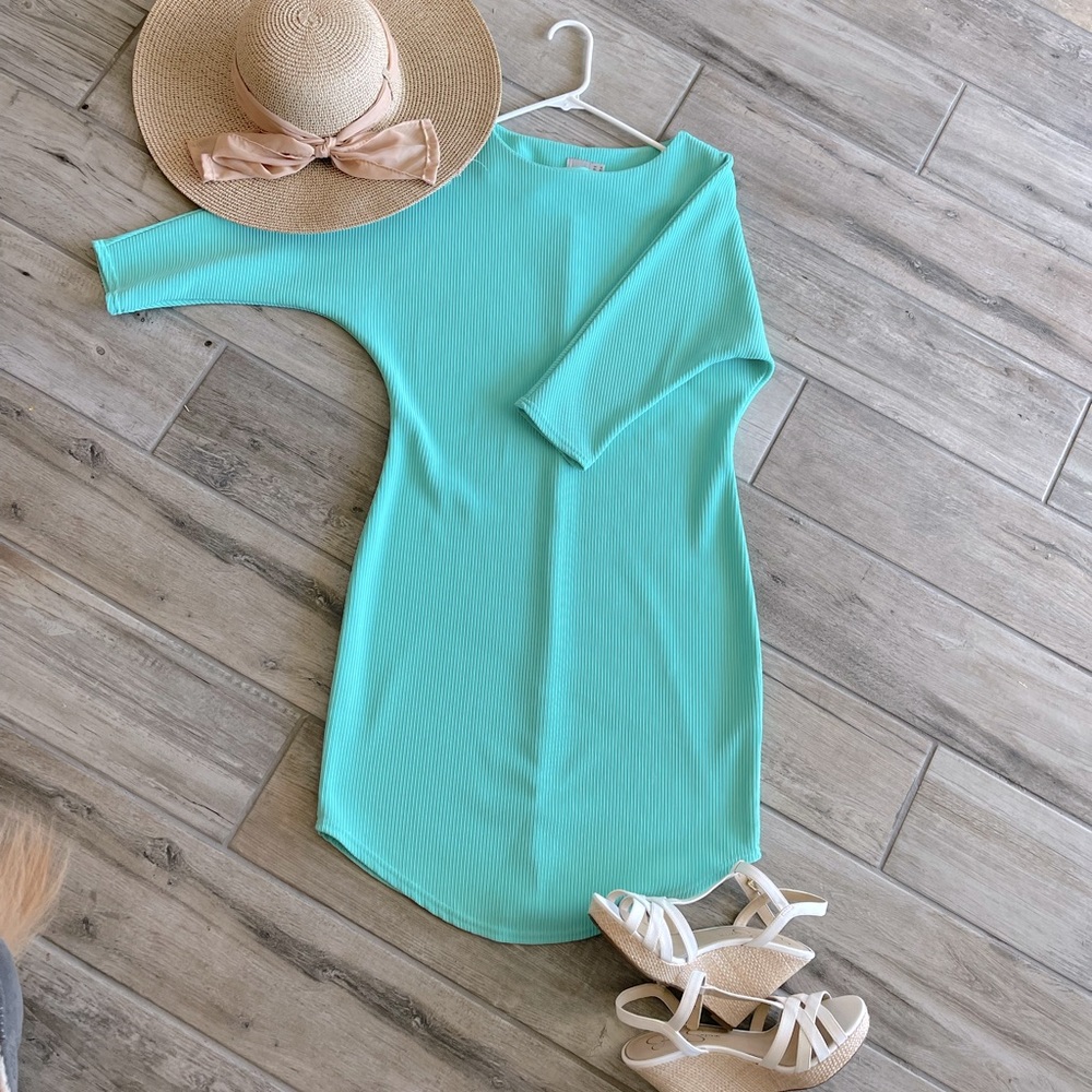 NWOT: ASOS fitted Mint dress